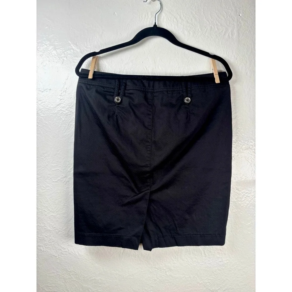 Guess‎ Pencil Skirt Womens Large Black Y2K Office Siren Clubwear Dark Academia